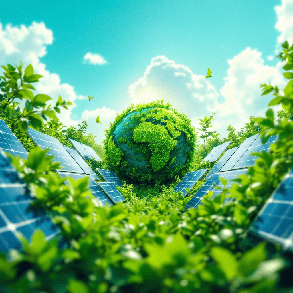 Protection de l'environnement avec l'énergie solaire